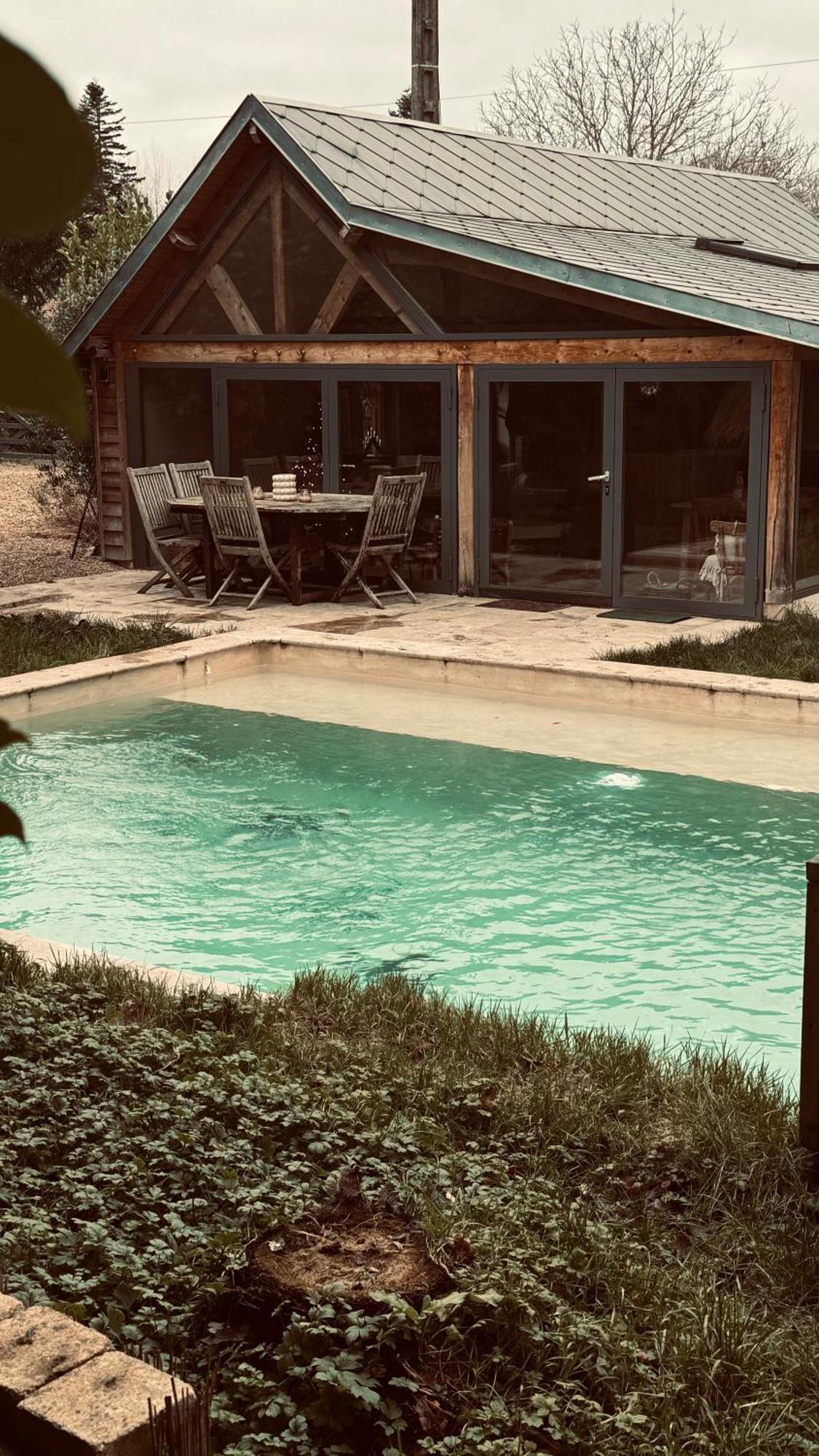 Cottage Normand Avec Sa Grande Piscine Chauffee Toute L Annee Sur Parc Arbore Et Clos En Plein Coeur De La Campagne Adapte Aux Kids Et Dog Friendly Saint-Antonin-de-Sommaire المظهر الخارجي الصورة